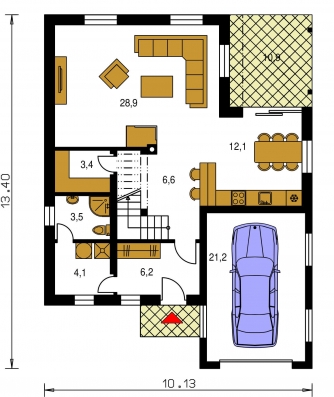 Plano de planta de la planta baja - TREND 273
